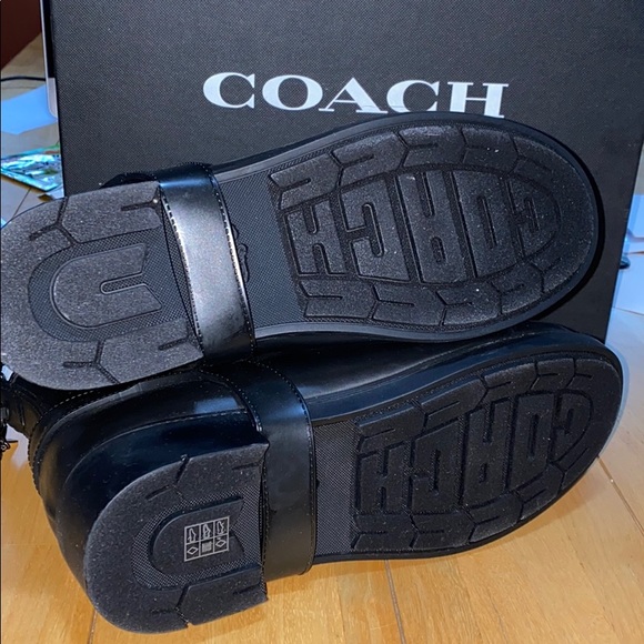 AUTH NIB COACH MOTO RAIN BOOTS US9 or US10 - Picture 9 of 12